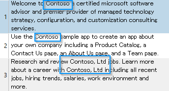 company name example (contoso)